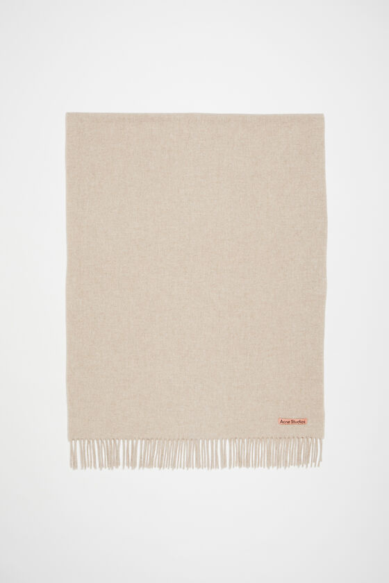 (image for) Unique Value Fringe wool scarf - oversized